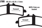 Гальмівні колодки EBC FA447HH