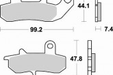 Гальмівні колодки BRAKING BR 728SM1