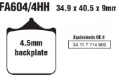 Гальмівні колодки EBC FA604/4HH