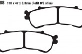 Гальмівні колодки скутерные EBC SFA388HH