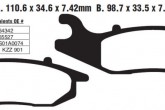 Гальмівні колодки EBC FA465TT