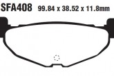 Гальмівні колодки скутерные EBC SFA408