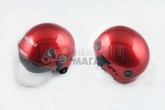 Шлем открытый LS2 101 (классическая форма, прозрачный визор) (size:XL, красный)