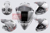 Шлем кроссовый LS2 MX433 (с визором, size:XL, белый, SNAKE)