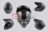Шлем кроссовый LS2 MX433 (с визором, size:L, черный матовый)