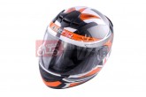 Шлем-интеграл LS2 FF352 (size:XXL, черно-оранжевый, ROOKIE GAMMA)