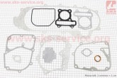 Прокладки двигателя 47мм-80cc (длинный вариатор) GY6 139QMB DDL